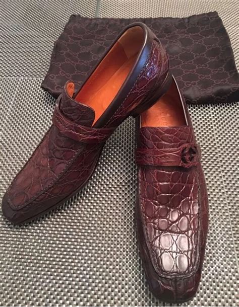 gucci crocodile shoes|authentic women Gucci shoes new.